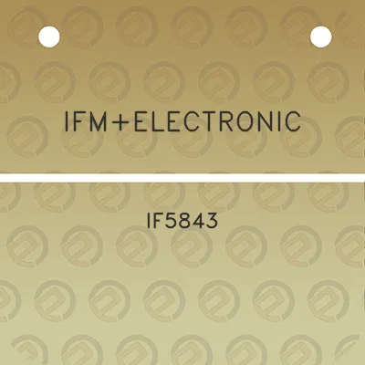 ifmelectronic-if5843