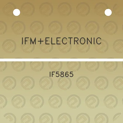 ifmelectronic-if5865