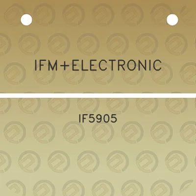 ifmelectronic-if5905