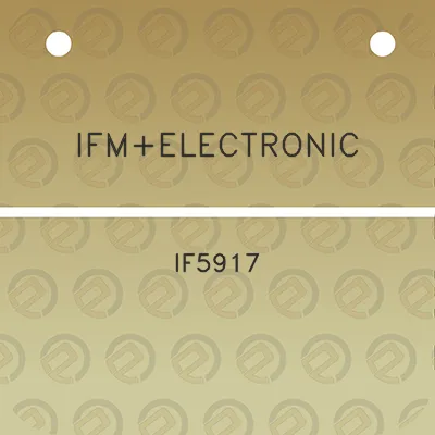 ifmelectronic-if5917