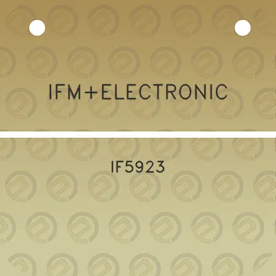 ifmelectronic-if5923