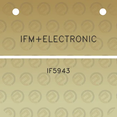 ifmelectronic-if5943