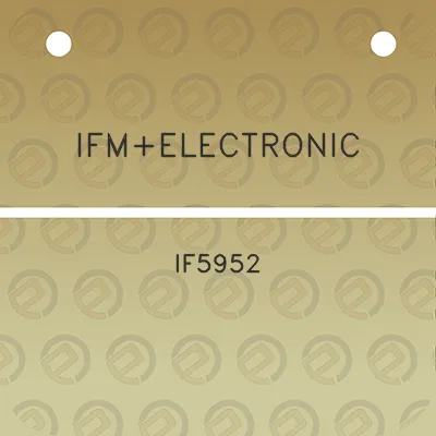 ifmelectronic-if5952