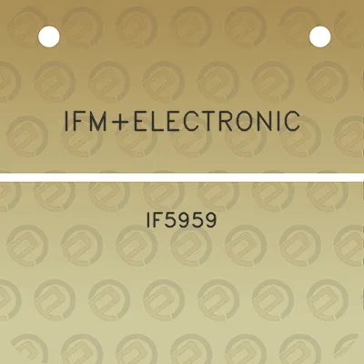 ifmelectronic-if5959