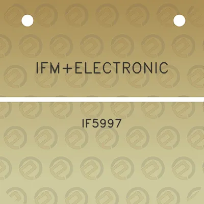 ifmelectronic-if5997