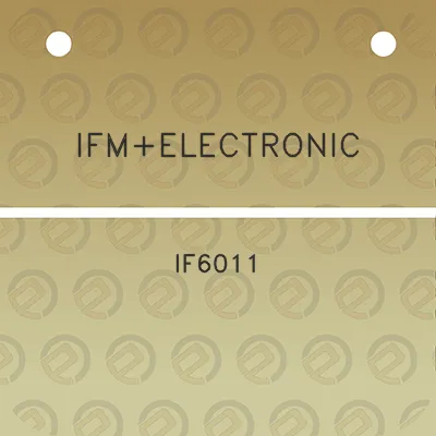 ifmelectronic-if6011