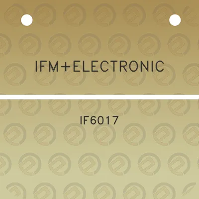 ifmelectronic-if6017