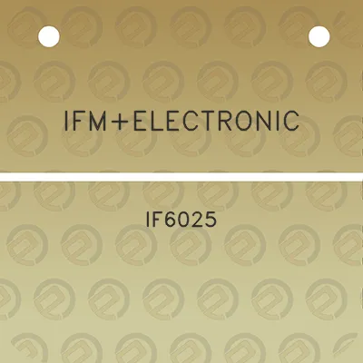 ifmelectronic-if6025