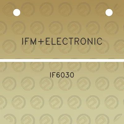 ifmelectronic-if6030