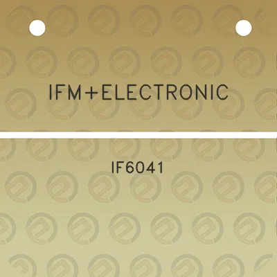 ifmelectronic-if6041