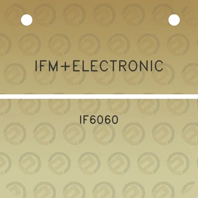 ifmelectronic-if6060