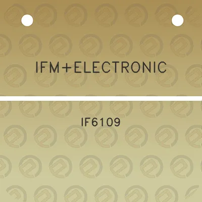 ifmelectronic-if6109