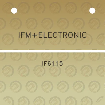 ifmelectronic-if6115