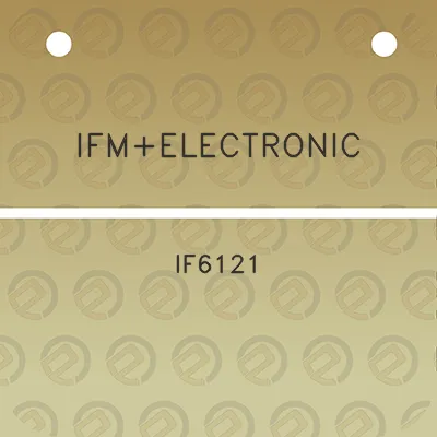 ifmelectronic-if6121