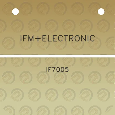 ifmelectronic-if7005