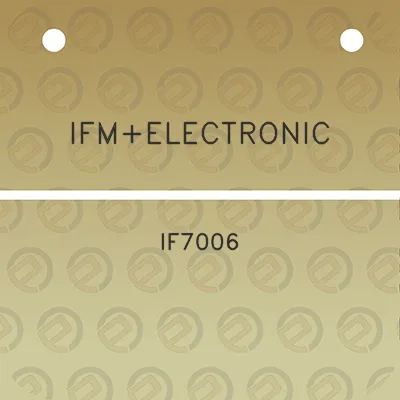 ifmelectronic-if7006