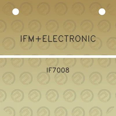 ifmelectronic-if7008