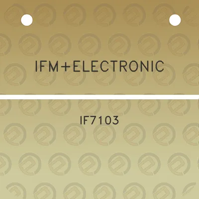 ifmelectronic-if7103