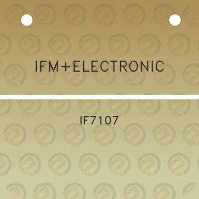 ifmelectronic-if7107