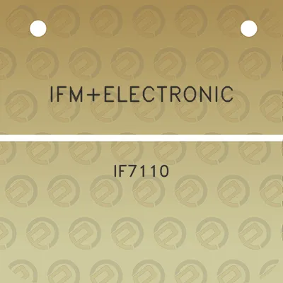 ifmelectronic-if7110