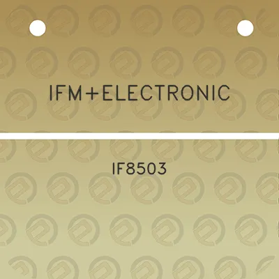 ifmelectronic-if8503