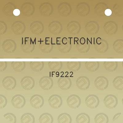 ifmelectronic-if9222