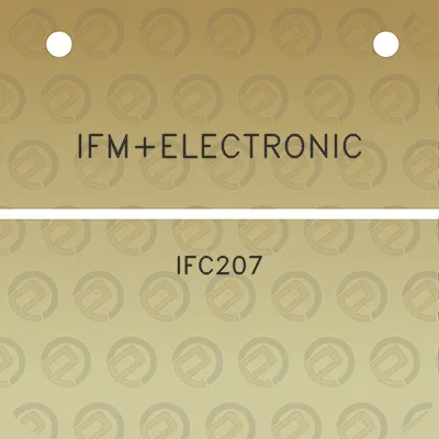 ifmelectronic-ifc207