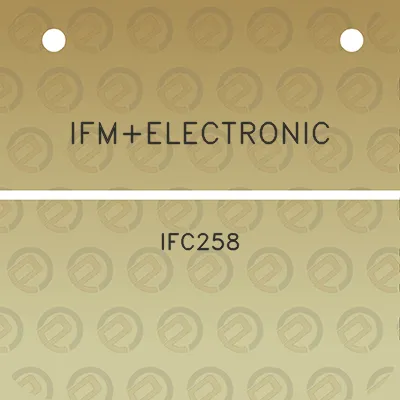 ifmelectronic-ifc258