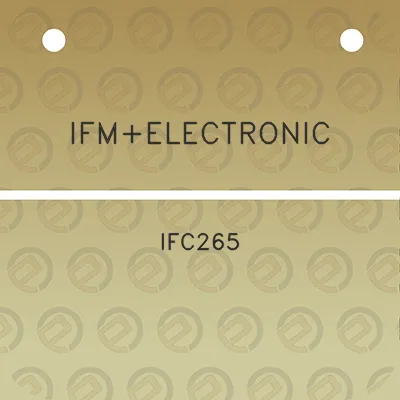 ifmelectronic-ifc265