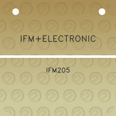 ifmelectronic-ifm205