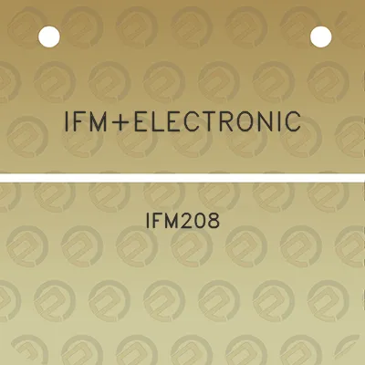 ifmelectronic-ifm208