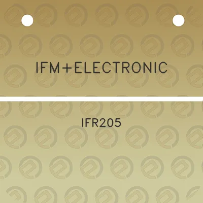 ifmelectronic-ifr205