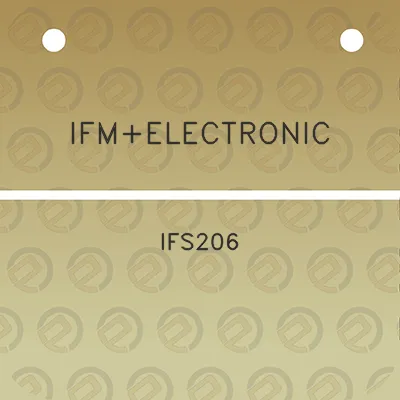 ifmelectronic-ifs206