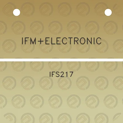 ifmelectronic-ifs217