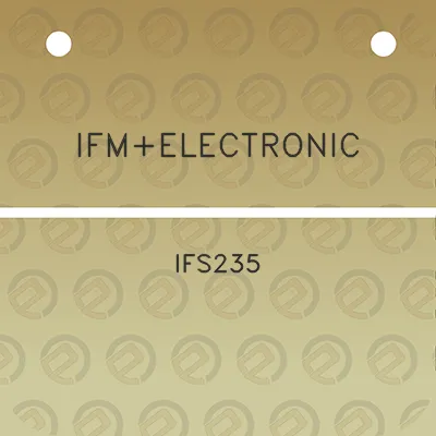 ifmelectronic-ifs235