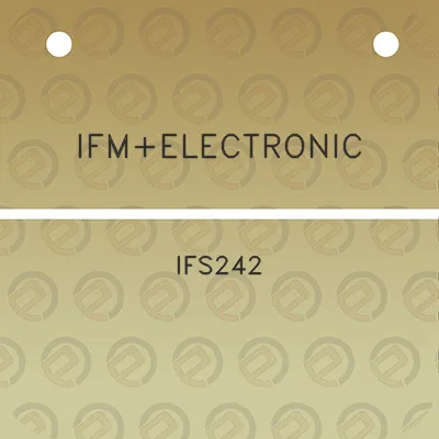 ifmelectronic-ifs242