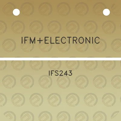 ifmelectronic-ifs243