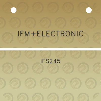 ifmelectronic-ifs245