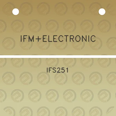 ifmelectronic-ifs251