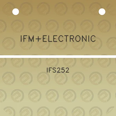 ifmelectronic-ifs252