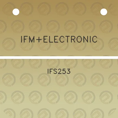 ifmelectronic-ifs253