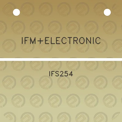 ifmelectronic-ifs254