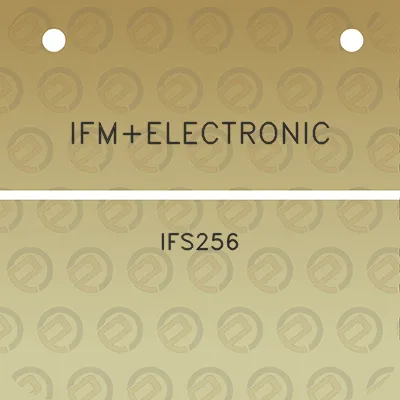 ifmelectronic-ifs256