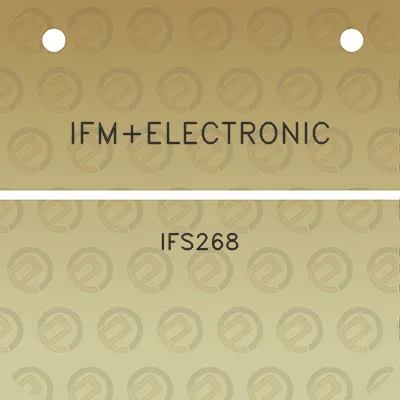 ifmelectronic-ifs268