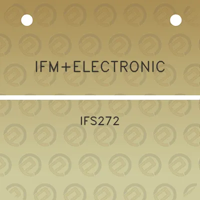 ifmelectronic-ifs272