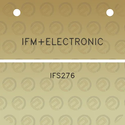 ifmelectronic-ifs276