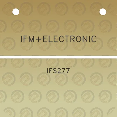 ifmelectronic-ifs277