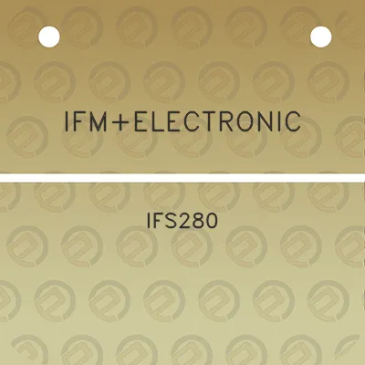 ifmelectronic-ifs280