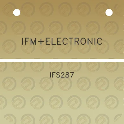 ifmelectronic-ifs287