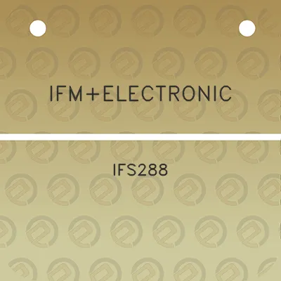 ifmelectronic-ifs288